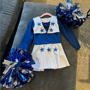 Dallas Cowboys Cheerleading Uniform- size 4- ADORABLE!